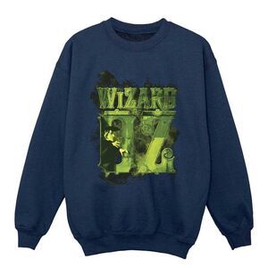 The Wizard Of Oz Girls Wicked Witch Of The West Logo Sweatshirt / Navy Blue